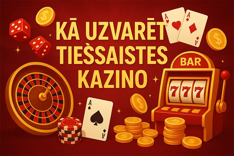 Kā uzvarēt tiešsaistes kazino